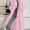 All-Season Chic Open Front Knit Cardigan ?C Women’s Casual Long Sleeve Solid Outerwear, Cozy Micro-Elastic Comfort